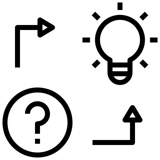 Solution idea business solution icon Solution idea business solution icon
