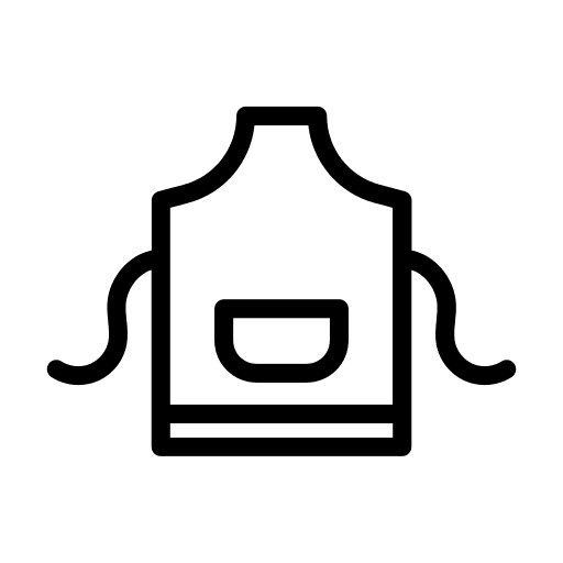 Apron clothing apron protection icon