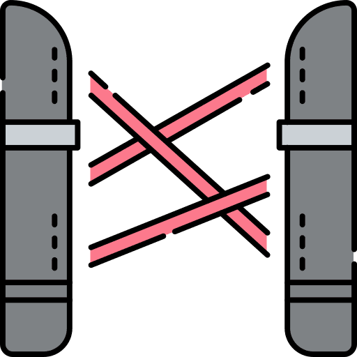 Alarm infrared security detector icon