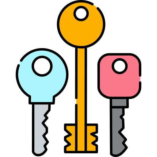 Keys keys access security icon Keys keys access security icon