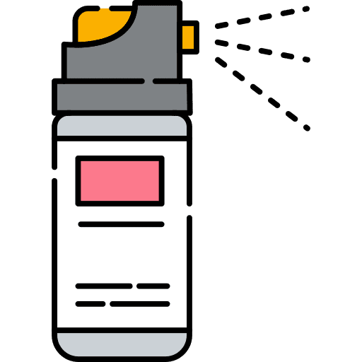 Spray pepper self defense spray icon Spray pepper self defense spray icon