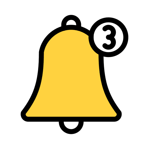 Alarm bell ui interface icon