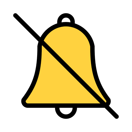 Disable block notification ui icon Disable block notification ui icon