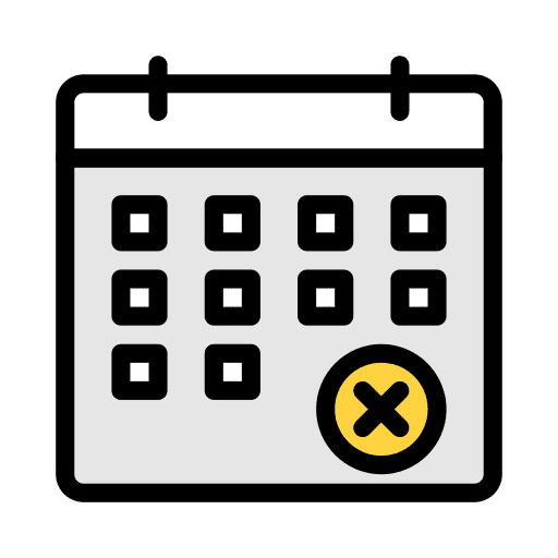 Event event delete schedule icon
