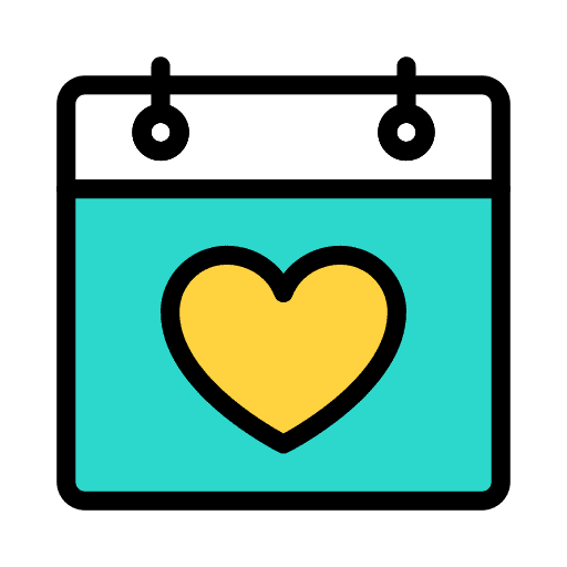 Event event valentines day heart icon Event event valentines day heart icon
