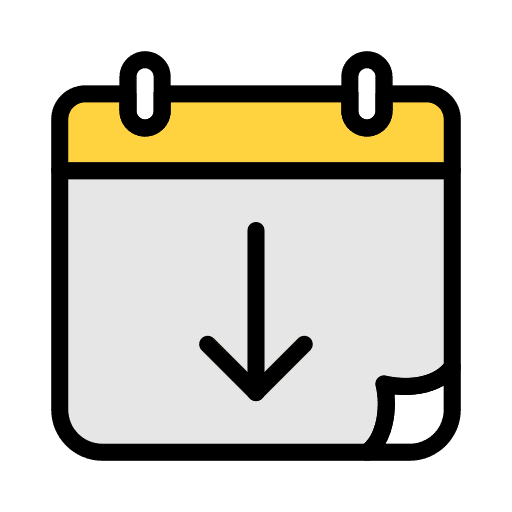 Schedule administration calendar down arrow icon Schedule administration calendar down arrow icon