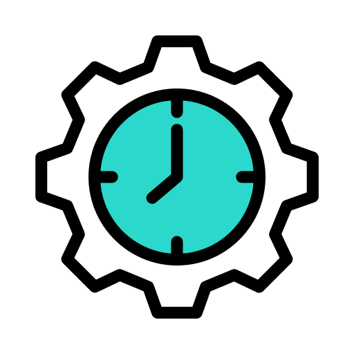 Work time work time productivity working hours icon