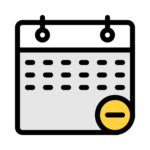 Schedule event minimize calendar icon Schedule event minimize calendar icon