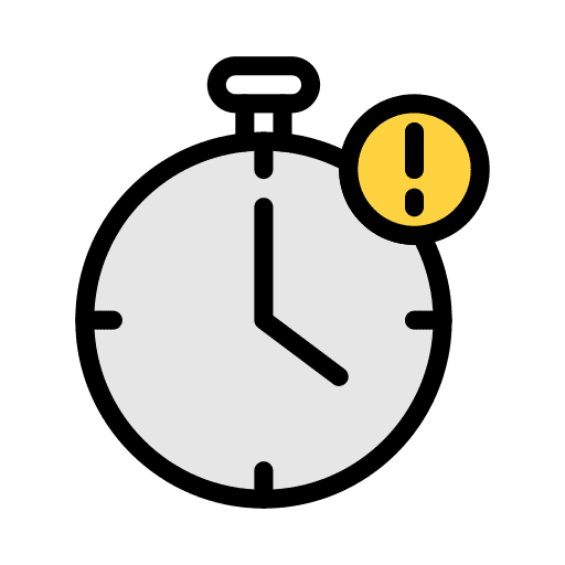 Stopwatch deadline timer time and date icon Stopwatch deadline timer time and date icon