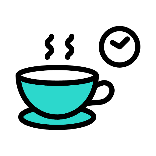 Coffee time coffee time cup break icon Coffee time coffee time cup break icon