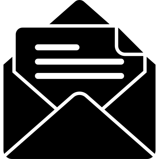 Letter communications email letter icon