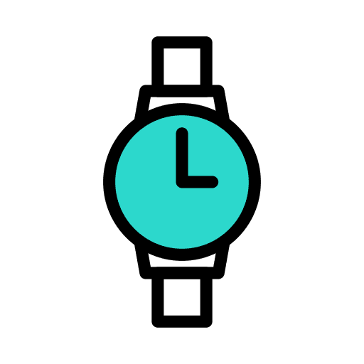 Wristwatch clock hour fashion icon Wristwatch clock hour fashion icon