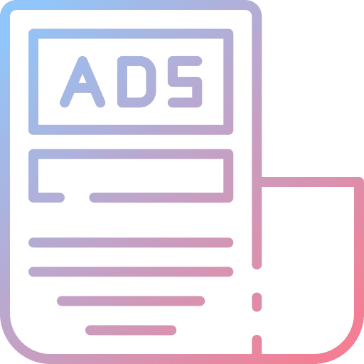 News report journal marketing communications icon News report journal marketing communications icon