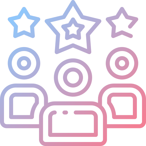 Customer people stars customer icon Customer people stars customer icon