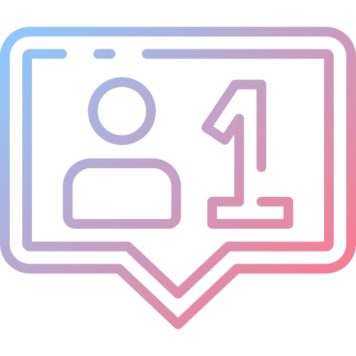 Follower follow up follower social media icon Follower follow up follower social media icon