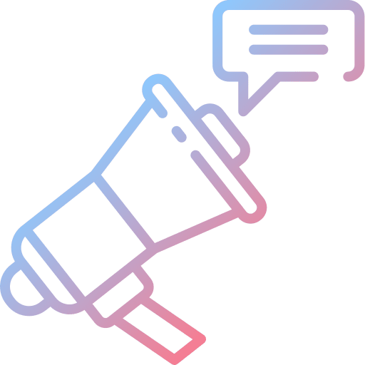 Campaign megaphone promotion marketing icon Campaign megaphone promotion marketing icon