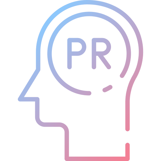 Public relation head user people icon Public relation head user people icon