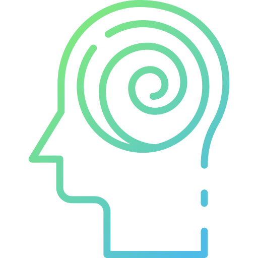 Hallucination aware hallucinogen healthcare and medical icon