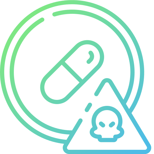 Overdose doctor first aid kit drugs icon