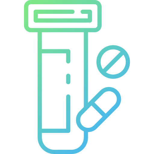 Drug test test tubes syringe drug icon Drug test test tubes syringe drug icon