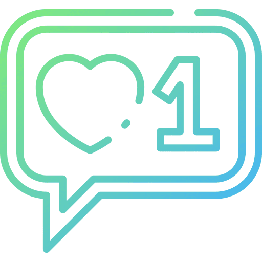 Like communications speech bubble chat box icon Like communications speech bubble chat box icon