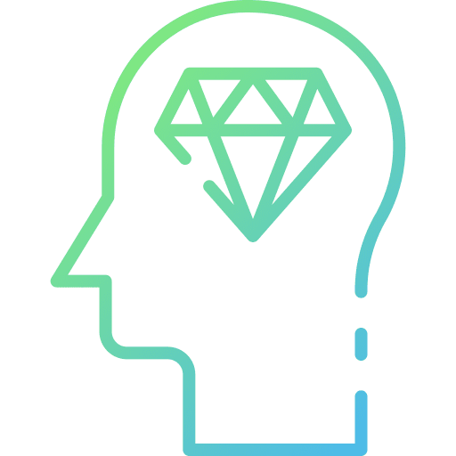 Perfectionist thinking intelligence emotion icon Perfectionist thinking intelligence emotion icon