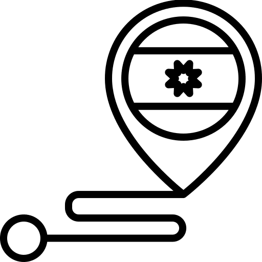 Route location position pin icon Route location position pin icon