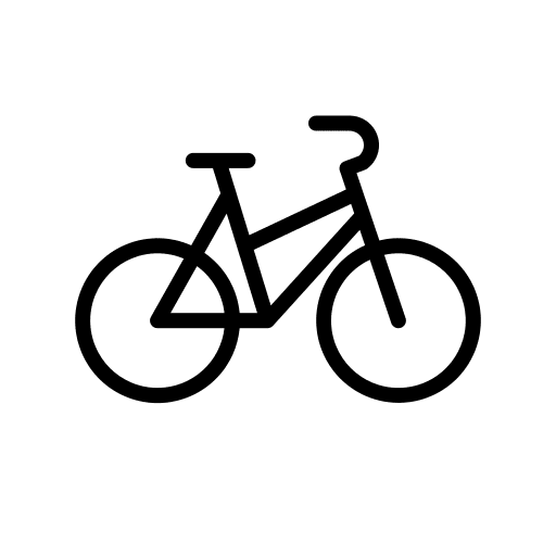Bike bicycles exercise sport icon