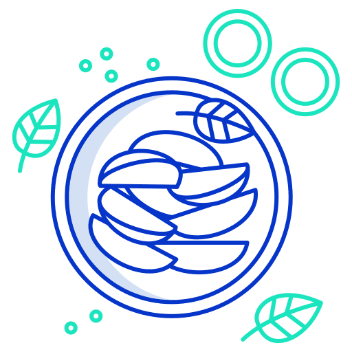 Potato sauce dish potato icon