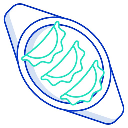 Dumplings asian food dish dumplings icon