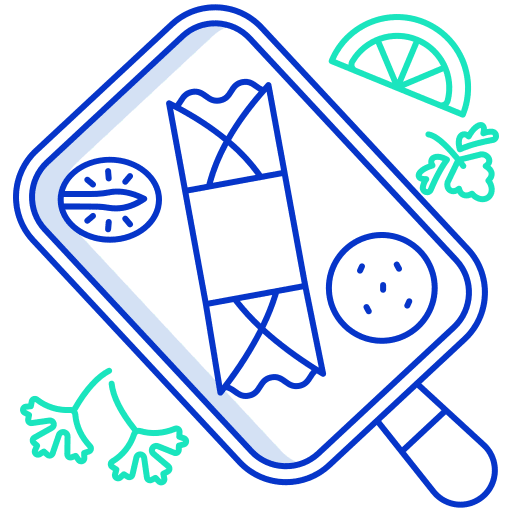 Kebab doner kebab food and restaurant kebab icon