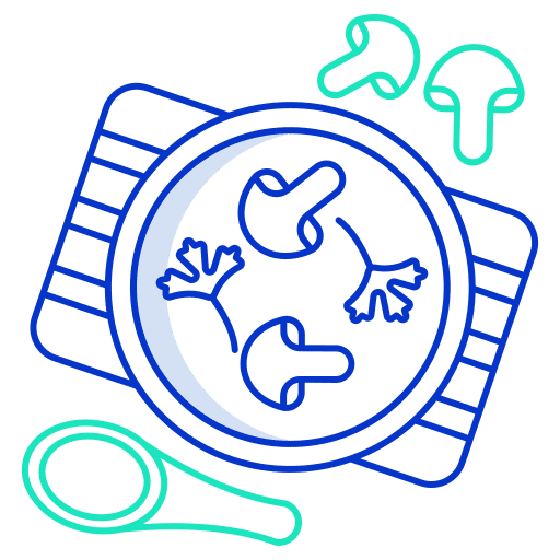 Soup mushroom soup food and restaurant icon