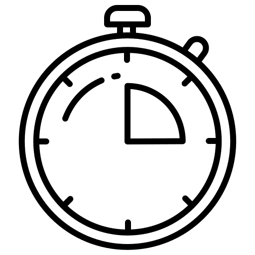 Stopwatch timer chronometer time and date icon Stopwatch timer chronometer time and date icon