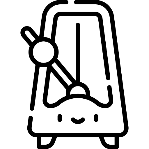 Metronome metronome rhythm music and multimedia icon Metronome metronome rhythm music and multimedia icon