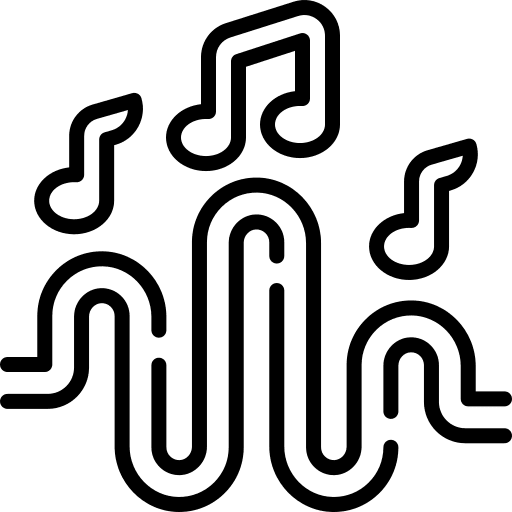Music wave music wave technology music player icon Music wave music wave technology music player icon