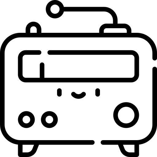 Radio technology communications radio box icon Radio technology communications radio box icon