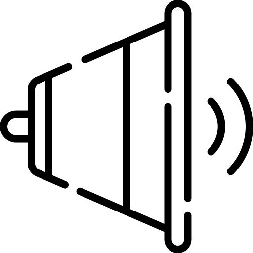 Sound on interface volume audio icon Sound on interface volume audio icon