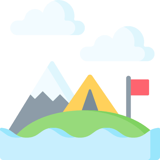 Camping tent camping outdoor icon
