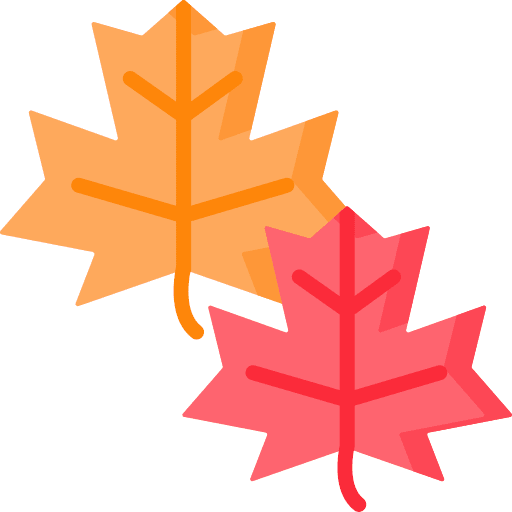 Maple leaf garden canada nature icon