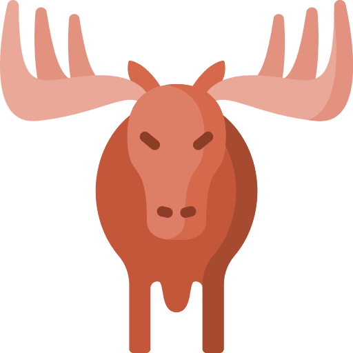 Moose animals elk mammal icon