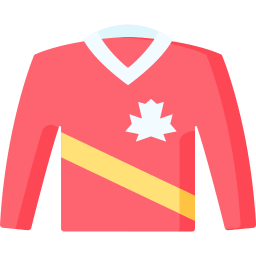Jersey maple leaf jersey sport equipment icon Jersey maple leaf jersey sport equipment icon