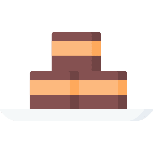Nanaimo bar sweet canadian chocolate icon Nanaimo bar sweet canadian chocolate icon