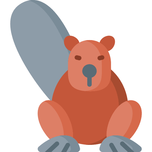 Beaver animals animal kingdom mammal icon Beaver animals animal kingdom mammal icon
