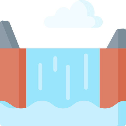 Waterfall landscape natural waterfall icon Waterfall landscape natural waterfall icon