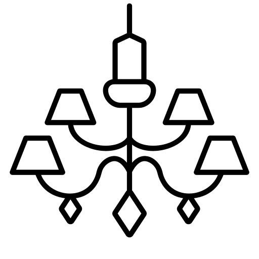 Chandelier illumination technology chandelier icon