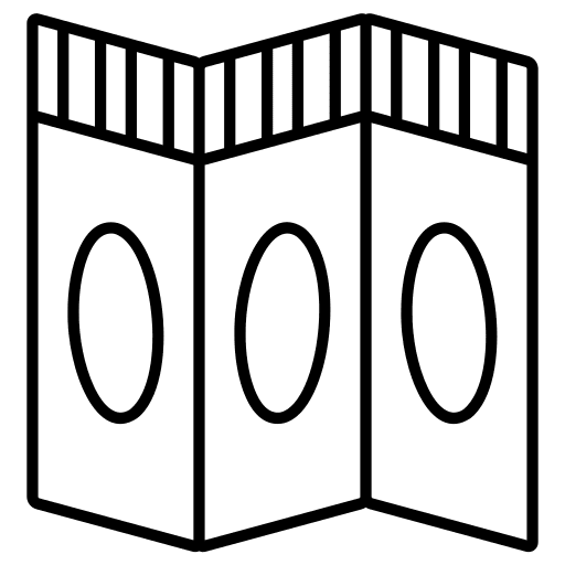 Partition board privacy partition icon