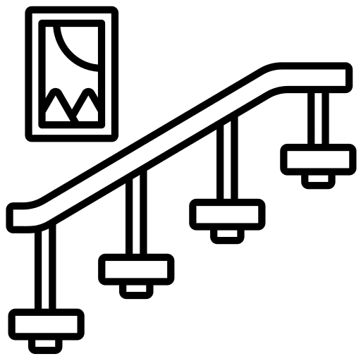 Stairs architecture and city stairway ascend icon