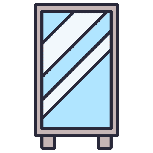 Mirror glass mirror reflection icon Mirror glass mirror reflection icon