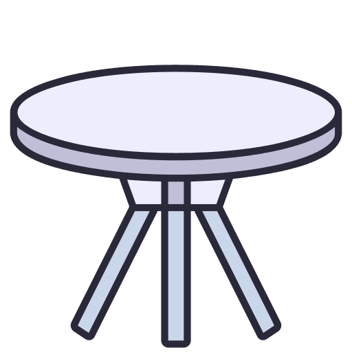 Table decoration table coffee table icon