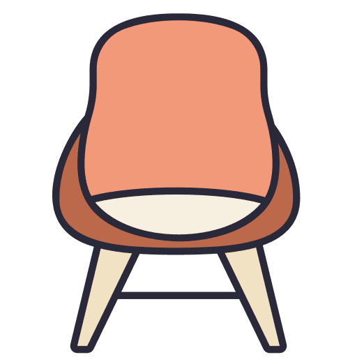 Chair chair sitting seat icon